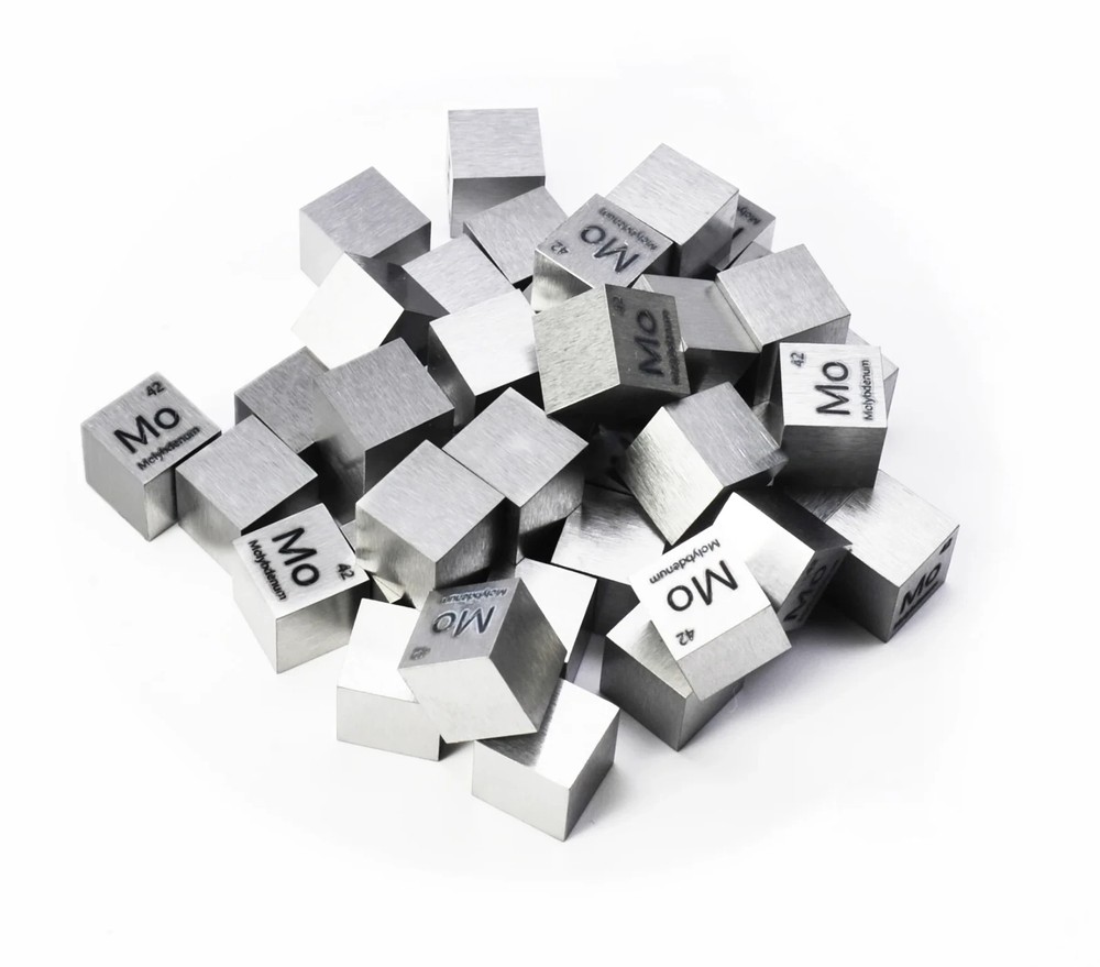Molybdenum Metal 10mm Density Cube 99.95% for Element Collection 10 Gram in Cube