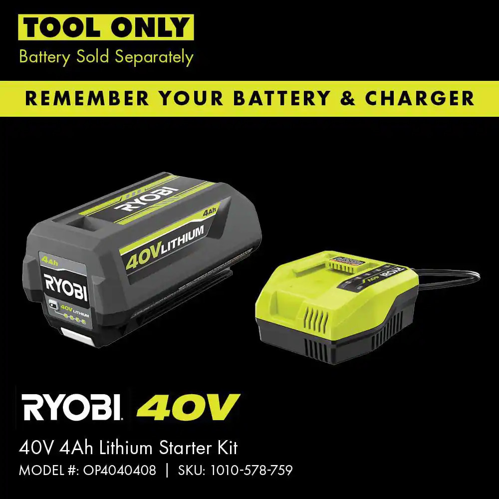 40V 15 In. Expand-It Cordless Battery Attachment Capable String Trimmer (Tool On