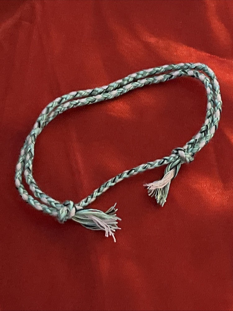 NEW BOHO BRAID THREAD FRIENDSHIP BRACELET ADJUSTABLE PINK OLIVE AQUA BLACK WHITE
