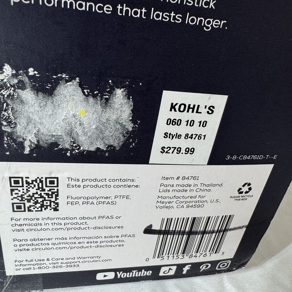 Complete Circulon Elementum 10pc Hard-Anodized Nonstick Cookware Set Silver MINT