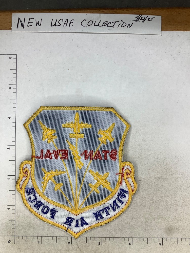 USAF NINTH AIR FORCE STAN/EVAL SQUADRON PATCH