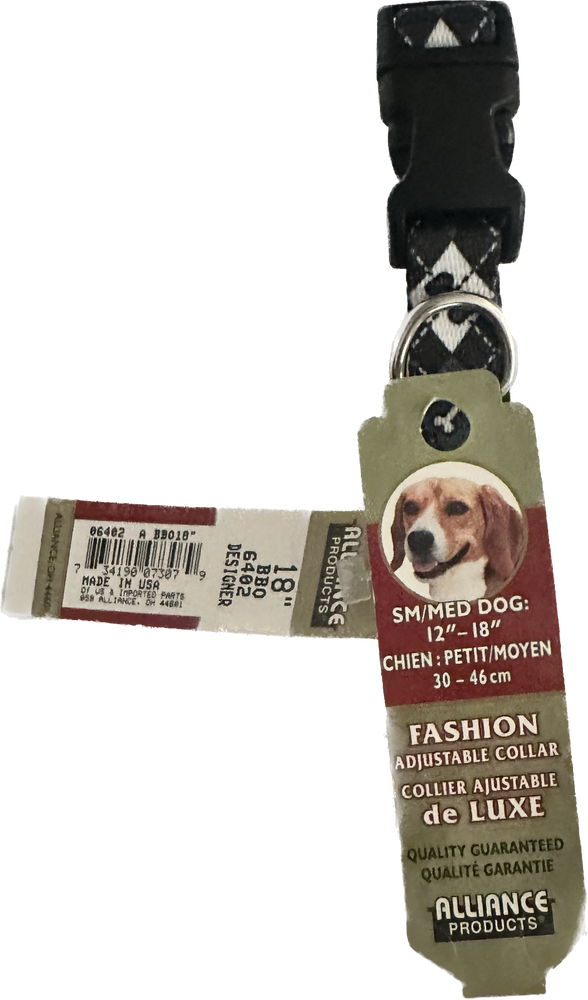 NWT Dog Adjustable Collar - Various Styles and Sizes