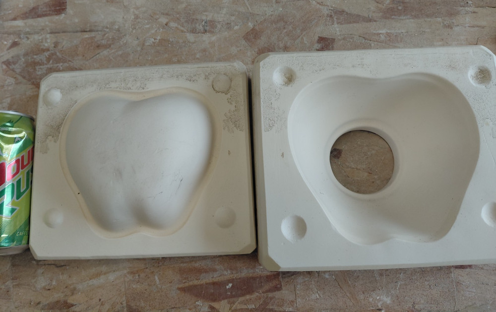 Boothe 723 5" Apple Bowl Slip Casting Ceramic Molds 1165