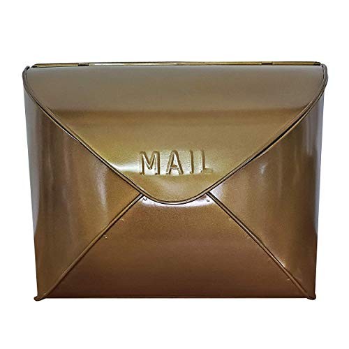 MB-6942 Envelope Mailbox Antique Brass
