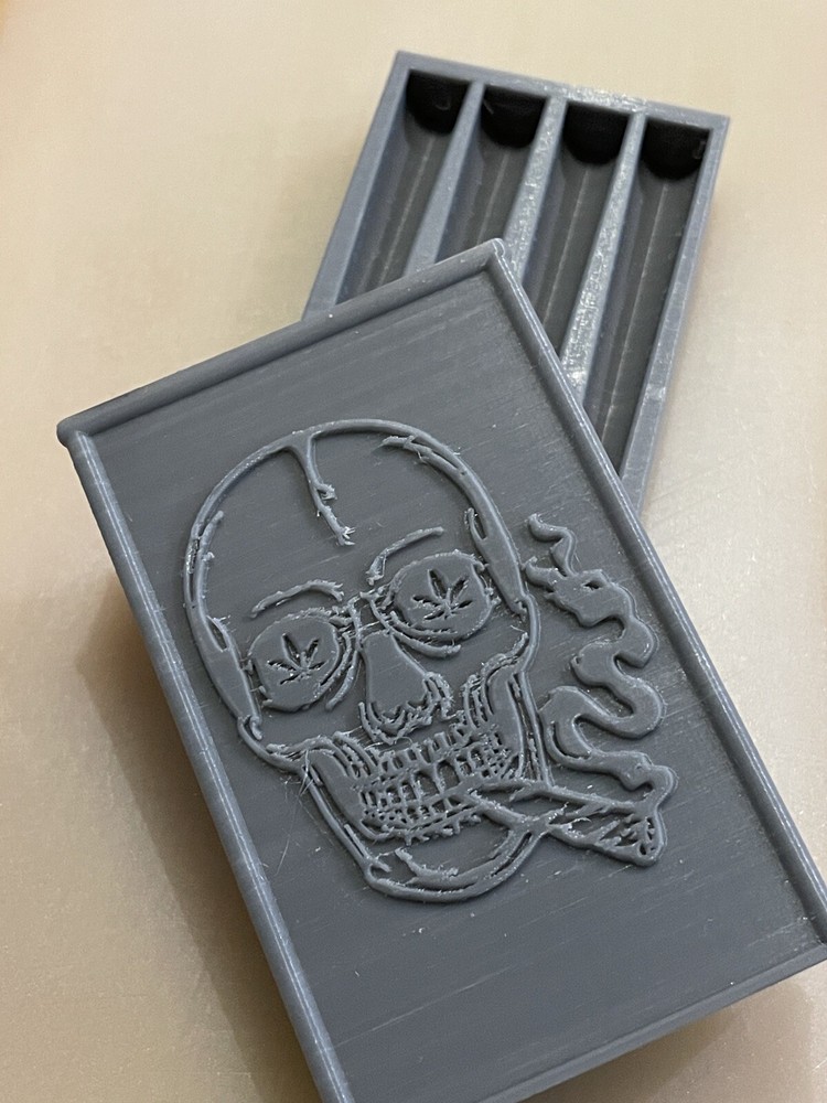 4 Cone Preroll Case Smokin Dead Edition Other Colors Available Upon Request