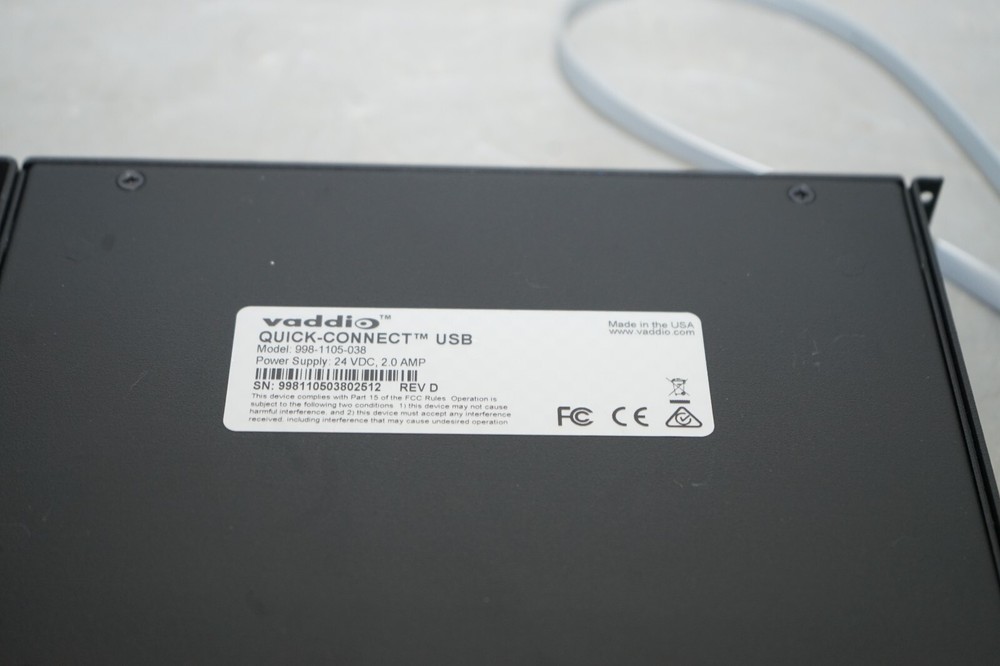 ^ Vaddio Roboshot 12 HD PTZ Video Conference Camera & Interface