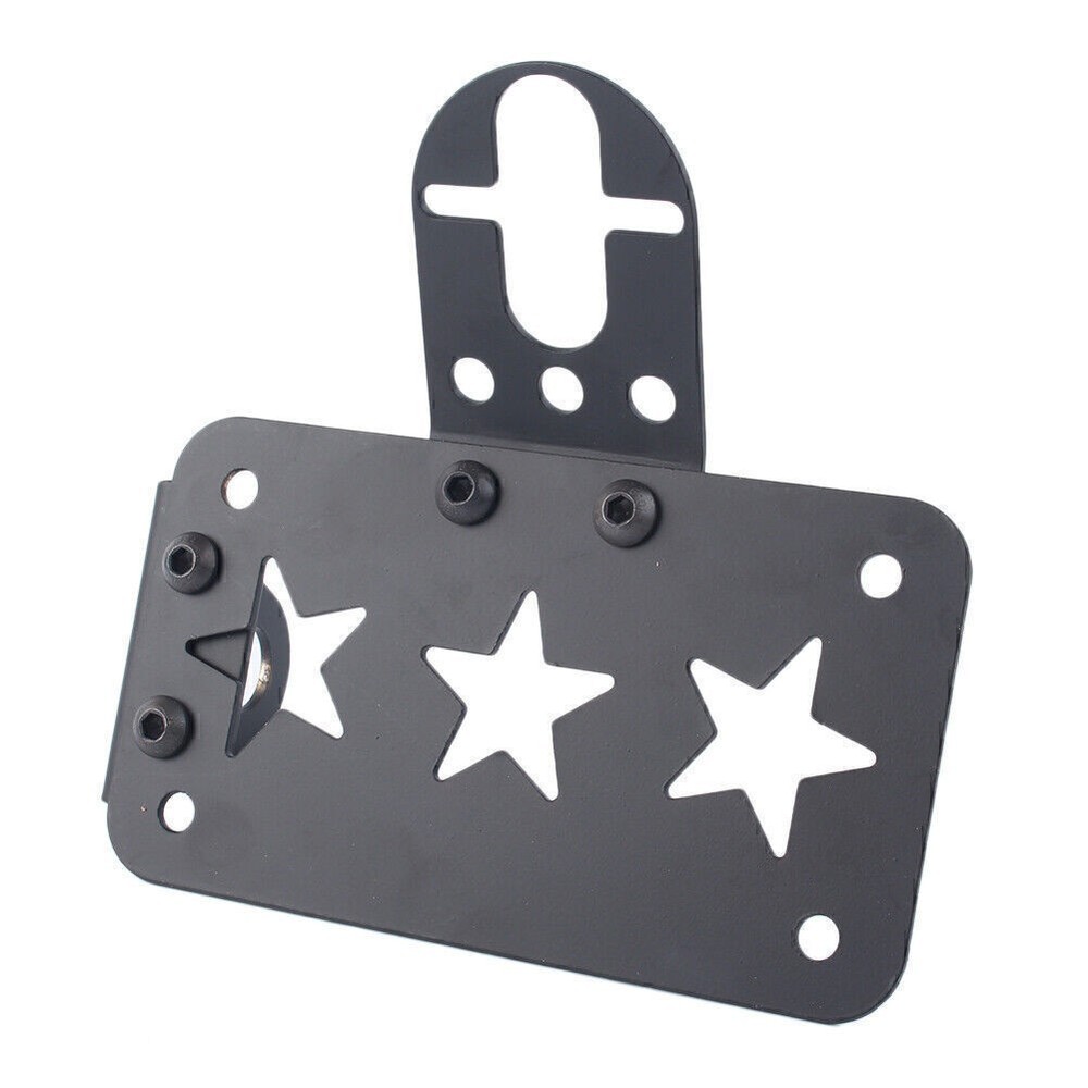 Tail Light License Plate Holder Side Mount Bracket fit Harley Chopper Motor