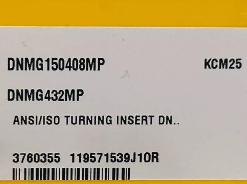 5   PCS  ORIGINAL    INSERTS    DNMG150408MP KCM25