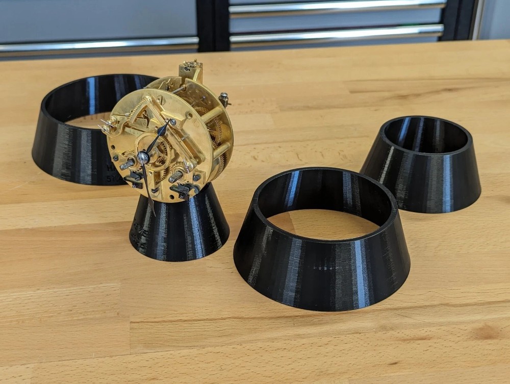 Clock Movement Holder Rings Support Tool for the Workbench