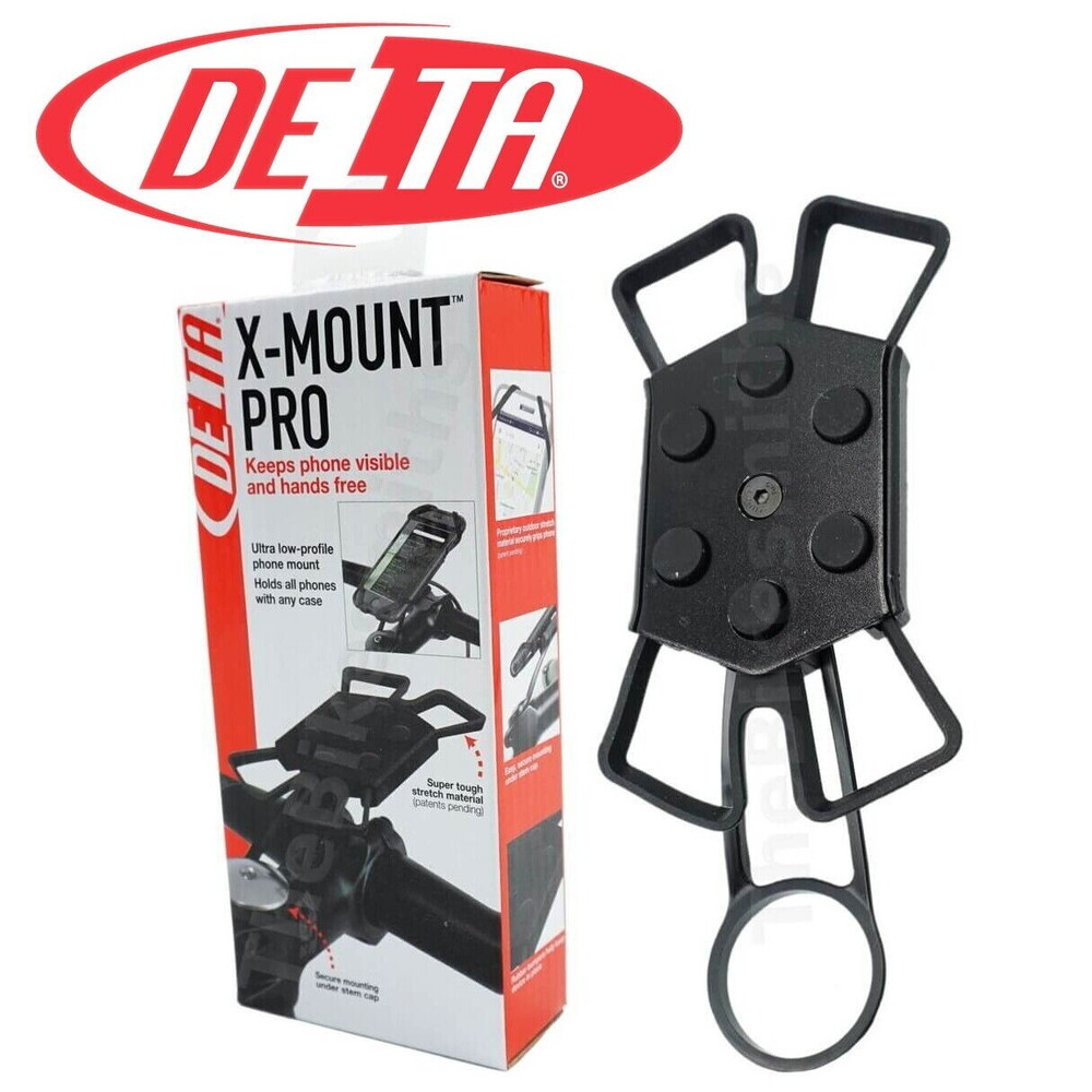 Delta HL6800 X-Mount Handle Bar Stem Smart Phone Holder iPhone Android Bike 💖