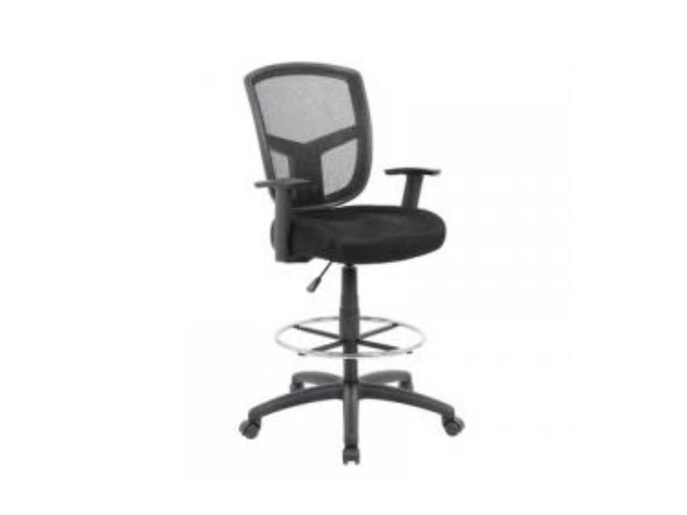 Boss Contract Mesh Drafting Stool