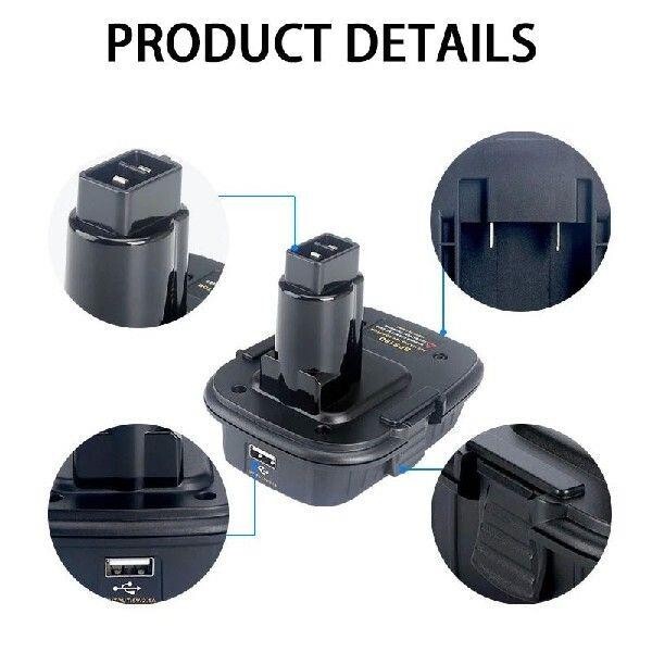 Battery Adapter BPS18D for Black&Decker for Porter Cable 20V Convert For Dewalt