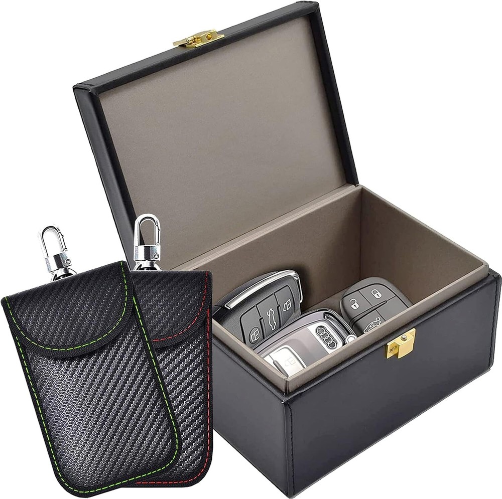Compact 3-Piece Essential Faraday Keyholder Bundle for Keyless Entry Safety