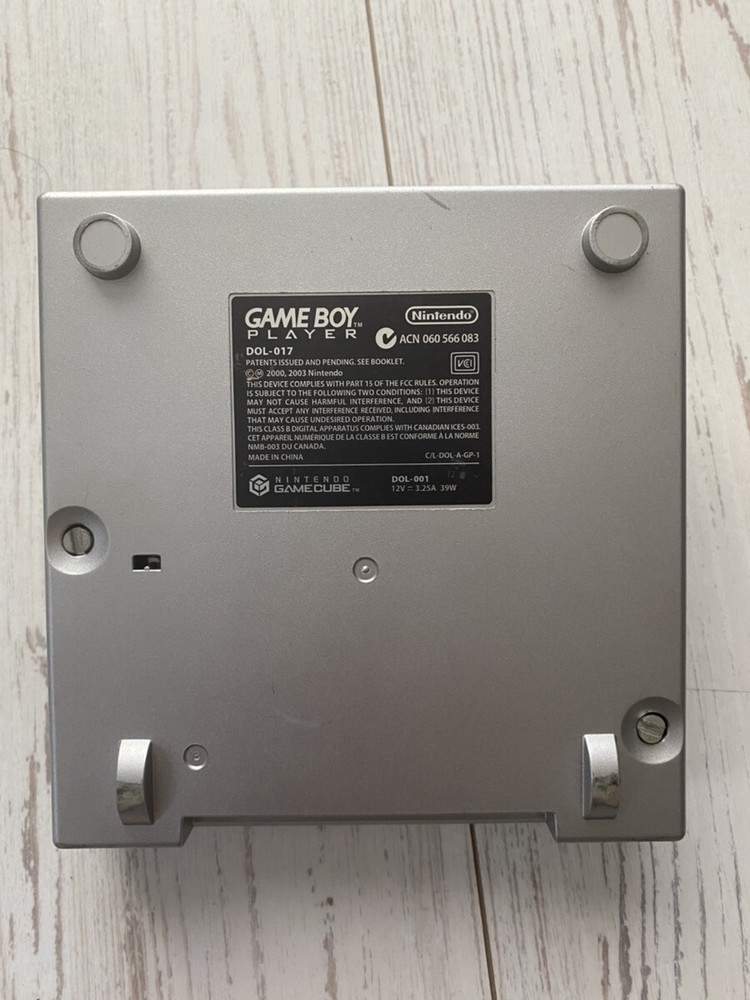 Nintendo GameCube Gameboy Player Adapter DOL-017 Good Condition Tested Silver JP