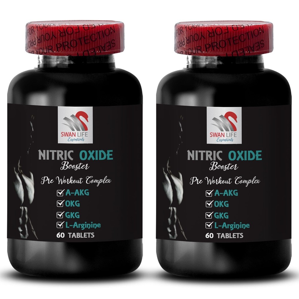 Pump Boost - NITRIC OXIDE BOOSTER - Focused Flow 2 Bottles 120 Tablets