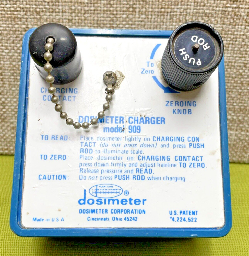 Dosimeter Charger Model 909, All tested working.