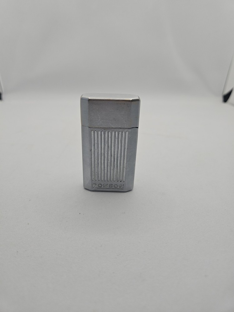 Vintage Ronson Jet Lite Butane Refillable Lighter Chrome, Working Jet Lite #CTZ