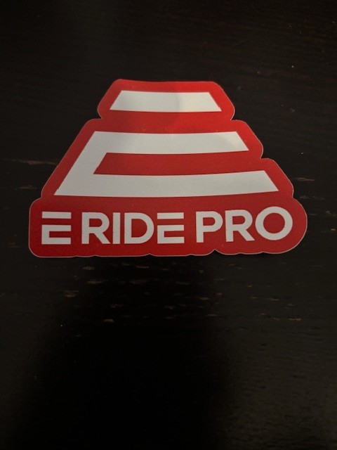 E RIDE PRO SS 3"x2.5" STICKER