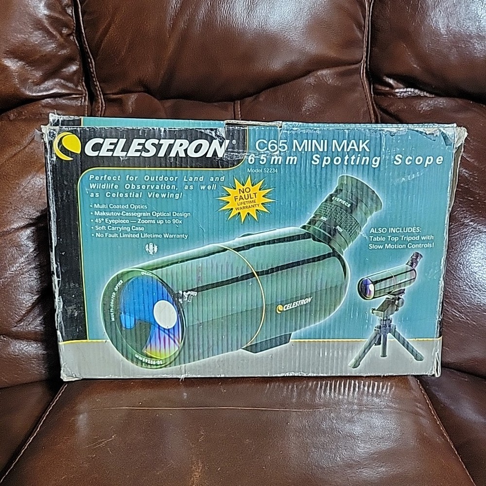 Celestron C65 MINI MAK WP 65mm Model 52234 Sporting Scope In Box