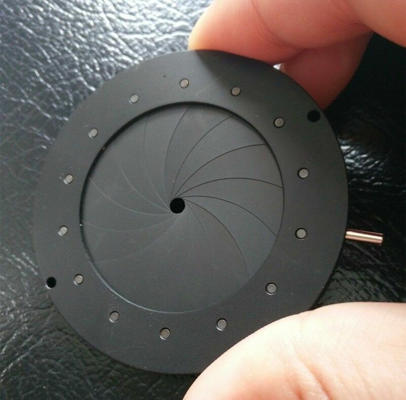 Mechanical Iris 1.5-36mm Adjustable Manual Aperture for Microscope/Camera/Laser