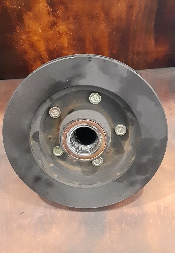 Dexter UFP DB-35 10" 5 Lug Brake Rotor/Hub Pre greased With Cap New take off