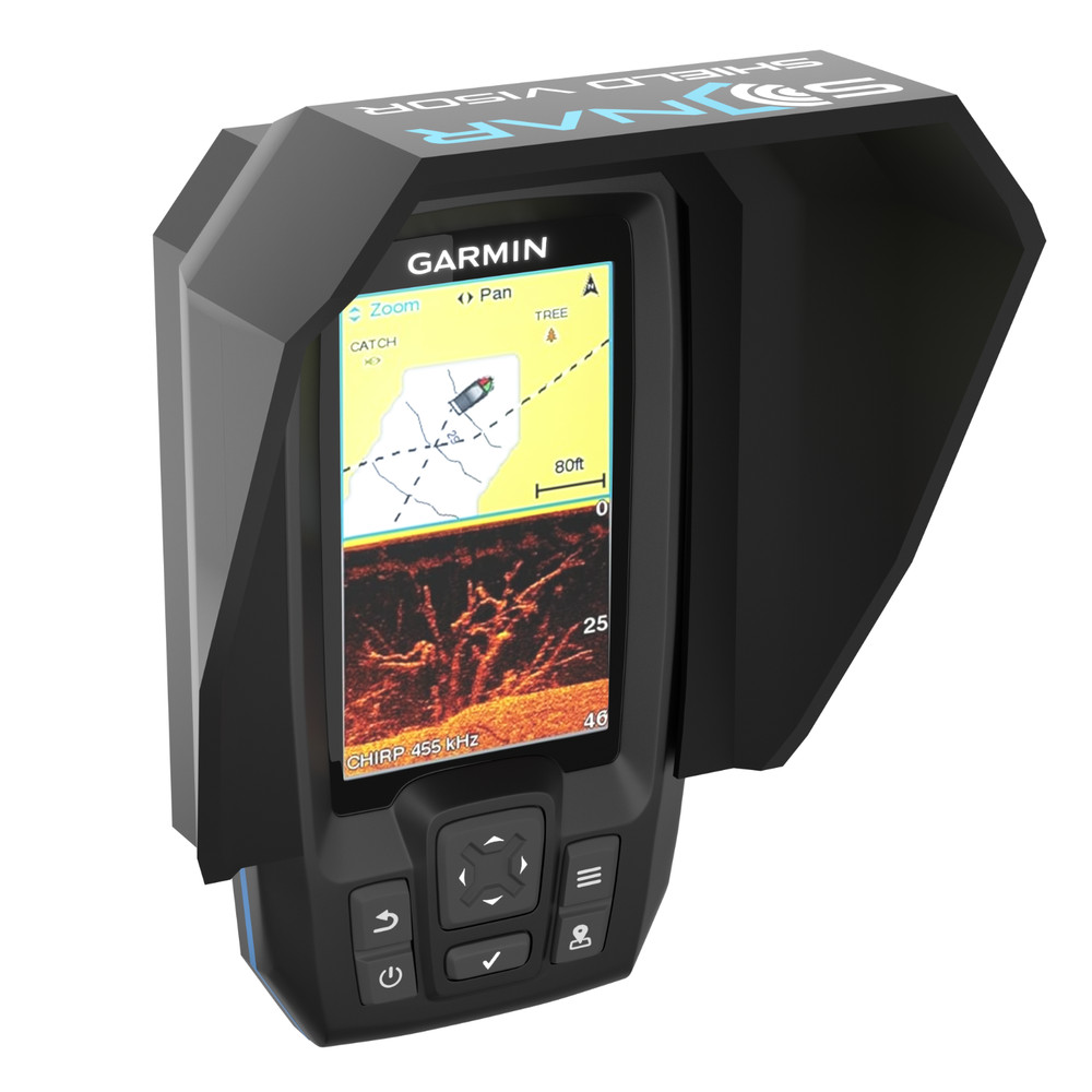 Garmin Striker 4 Plus Visors - Sonar Shield Sun Shade Protector