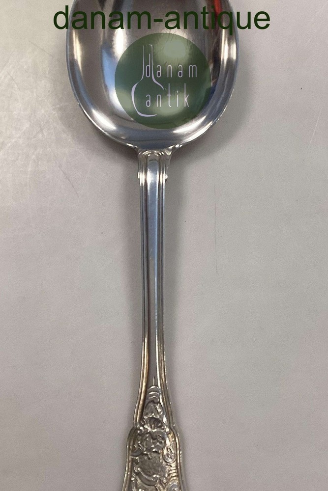 Georg Jensen Rosenborg Silver Plated Serving Spoon