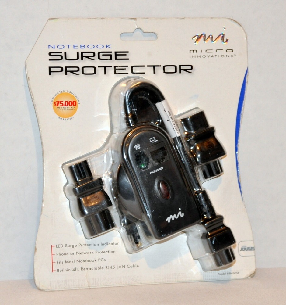 Micro Innovations Notebook Surge Protector - New