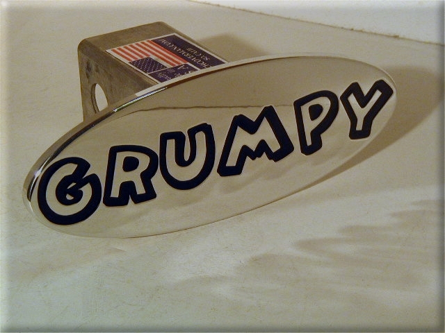 hitch cover,grumpy ,expedition,chevy, ford,H2,CHEV