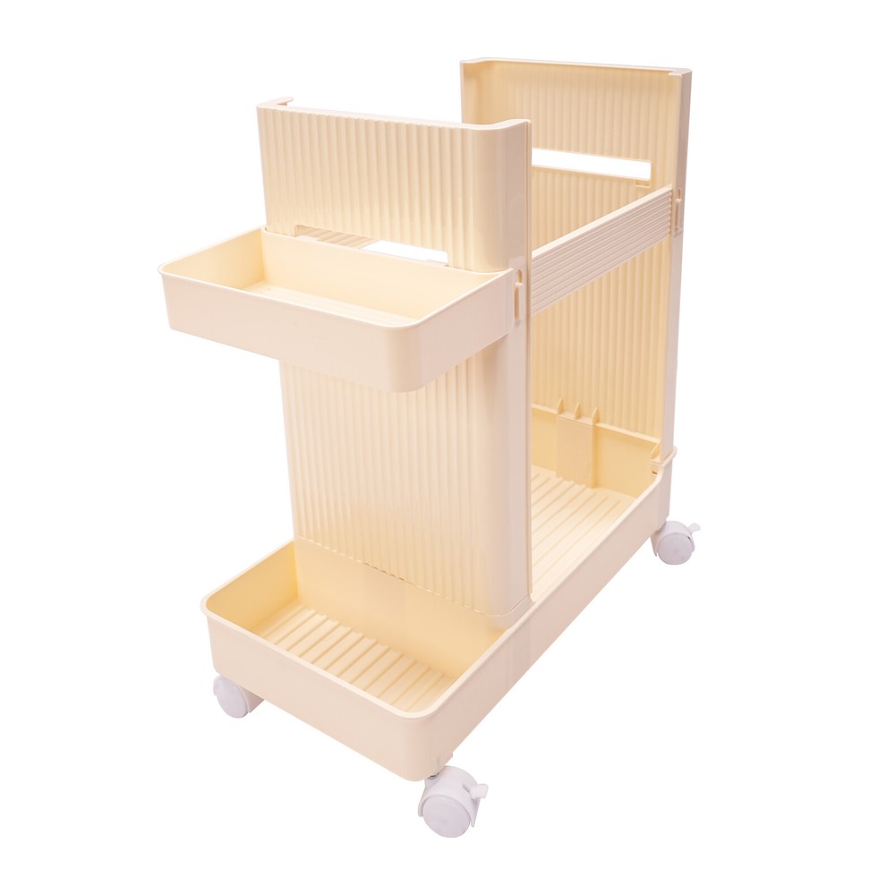 Multi-functional Storage Stand w/Wheels Rolling Workout Equipment Storage Rack