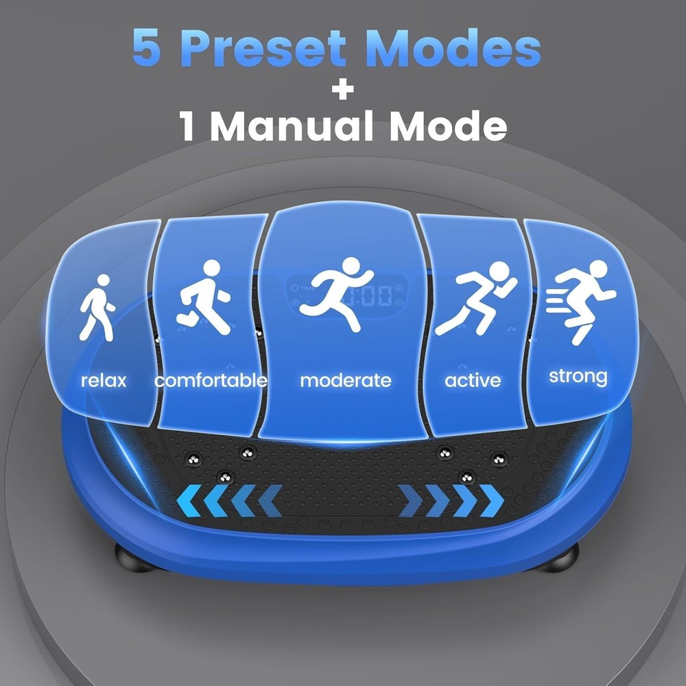 Vibration Plate Exercise Machine Bluetooth Power Shaping Vibrate Plate Workout