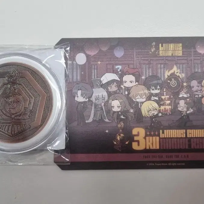 Limbus 3rd Anniversary Commemorative Coin & Ticket
