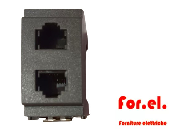 VIMAR 16338 - DOUBLE SOCKET RJ11
