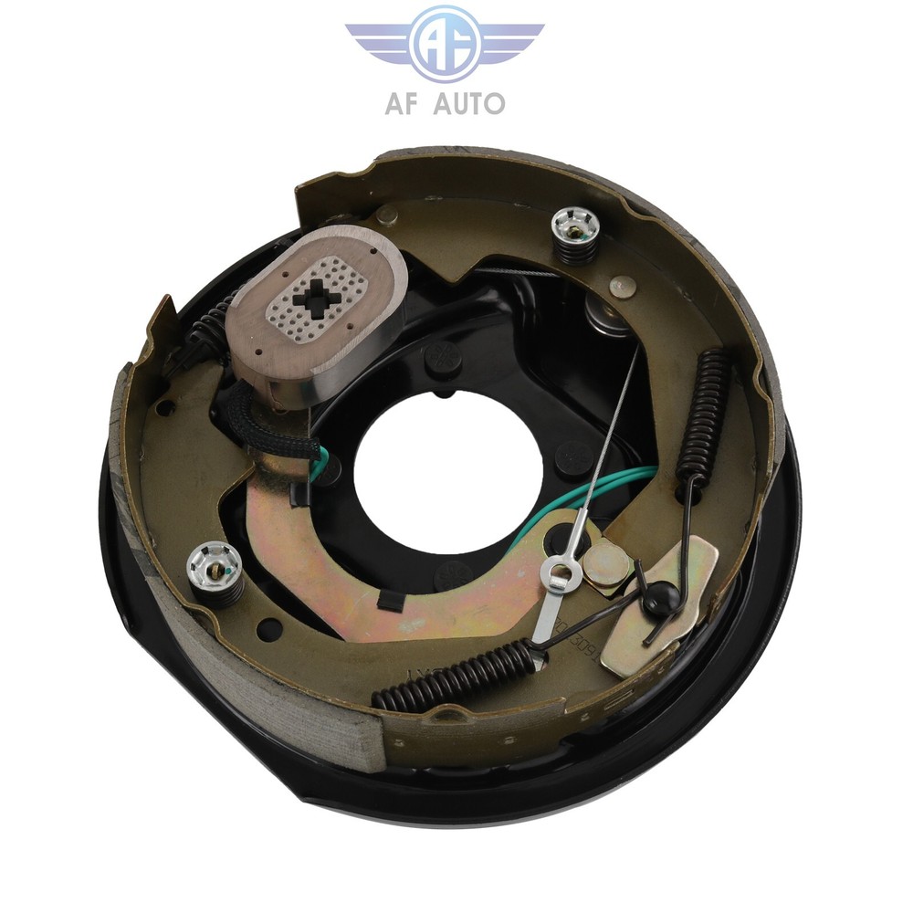 Set Electric Trailer Brake Assembly 10" x 2-1/4" Self-Adjusting 1 Left & 1 Right