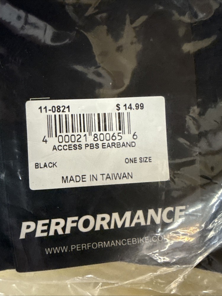 2 Performance Ear bands (Black) (One Size)