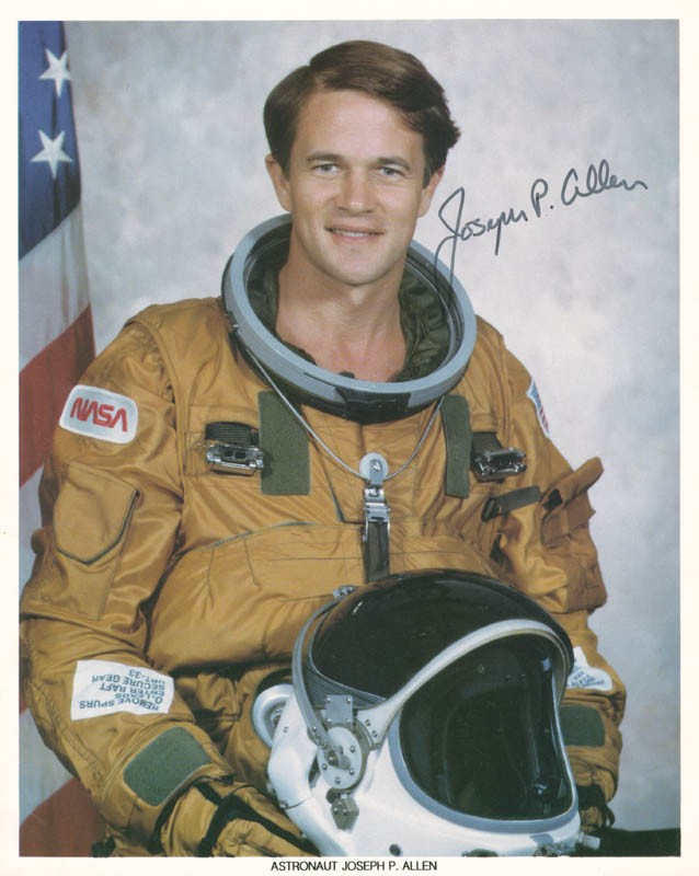 JOSEPH P. ALLEN - AUTOGRAPHED SIGNED PHOTOGRAPH