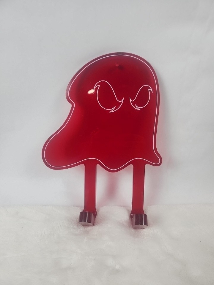 Red Acrylic Ghost Longboard Holder/Rack