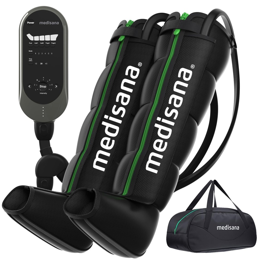 Medisana Leg Compression Massager for Circulation, Compression Boots with 6 M...