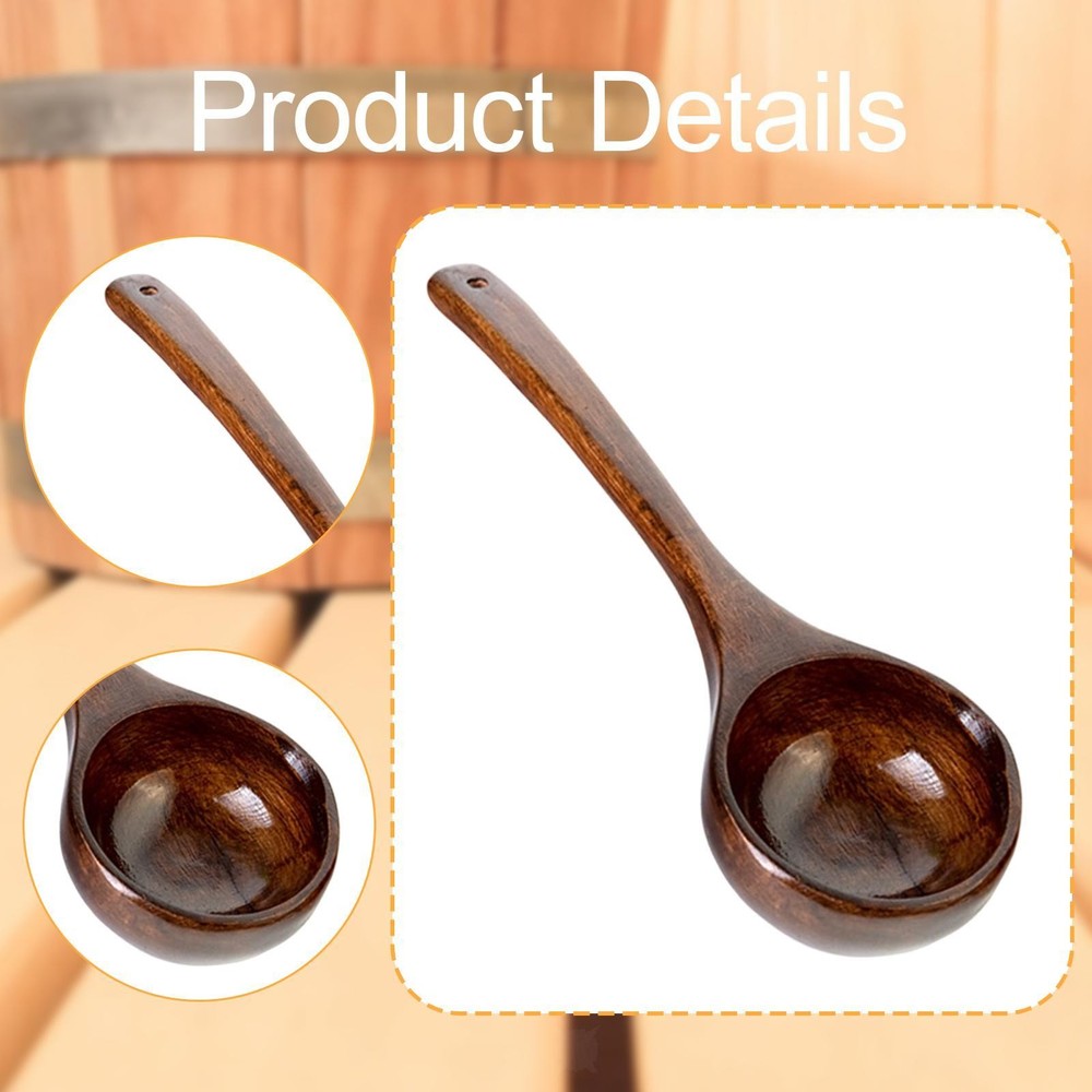 Sauna Ladle Comfortable Grip Simple Accessory for Gardening Bathing Home Use
