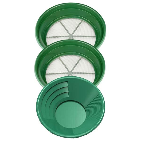 Sluice Monkey 1/8 & 1/12 Classifiers with Free 14" Green Gold PAN