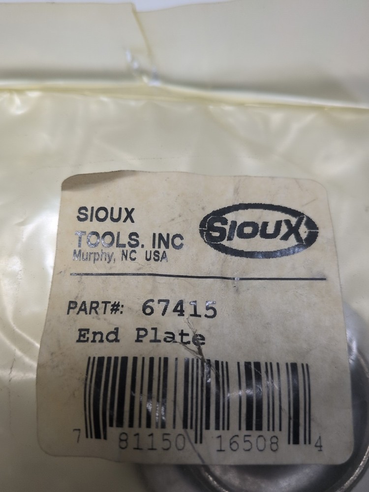 Sioux Tools 67415 End Plate Nos Some Surface Rust