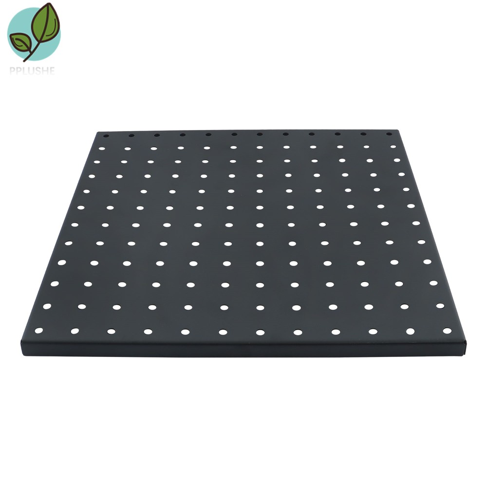 4Pcs Heavy Duty Metal Pegboard Panel Wall Organizer Panel Storage Hanger 12"×12"