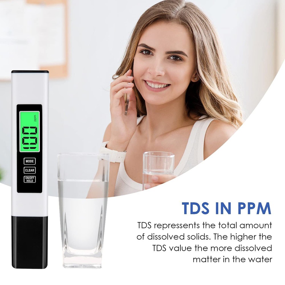 Digital TDS Meter Drinking Water Quality Purity Tester Testing Kits Measure Pen