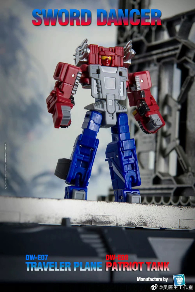 DR.WU DW-E07& E08 Toy Colour Ver. Sword Dancer,in stock