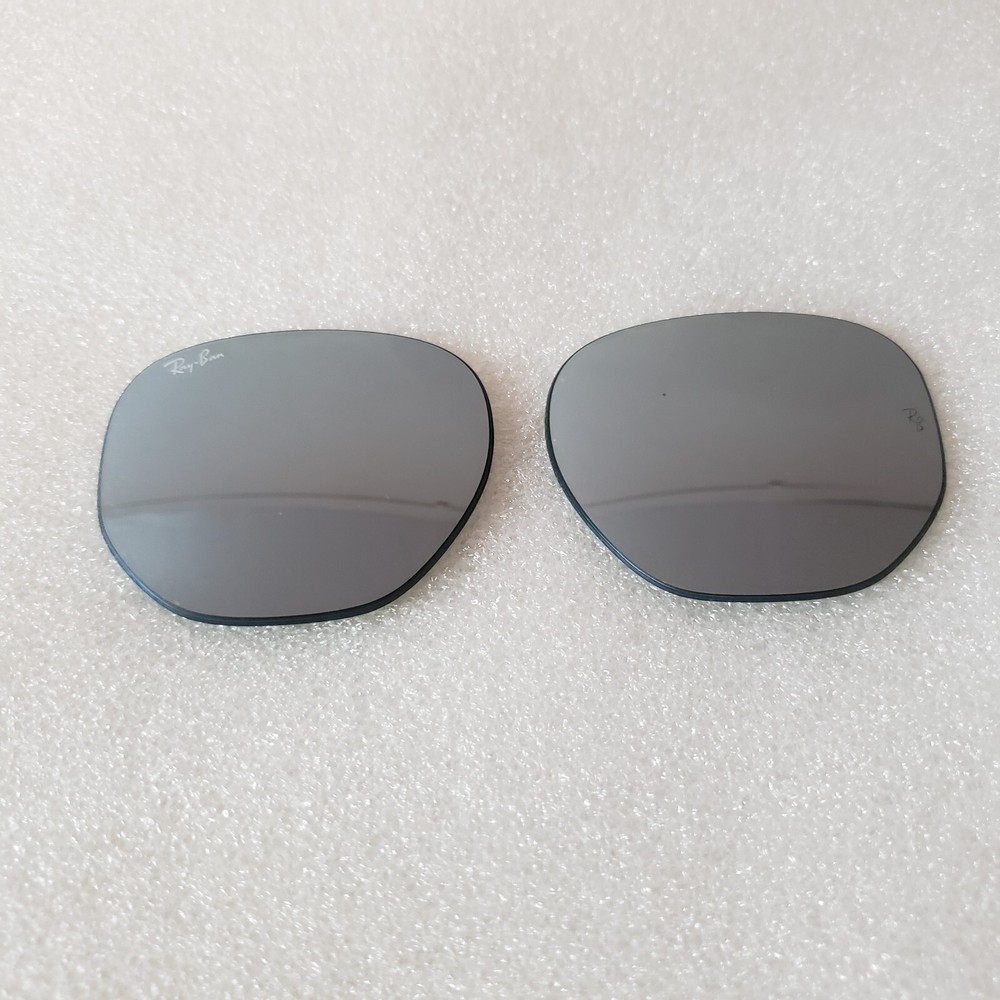 Authentic Lenses - Ray Ban RB 3548 54 mm HEXAGONAL - USED - GRAY SILVER MIRROR