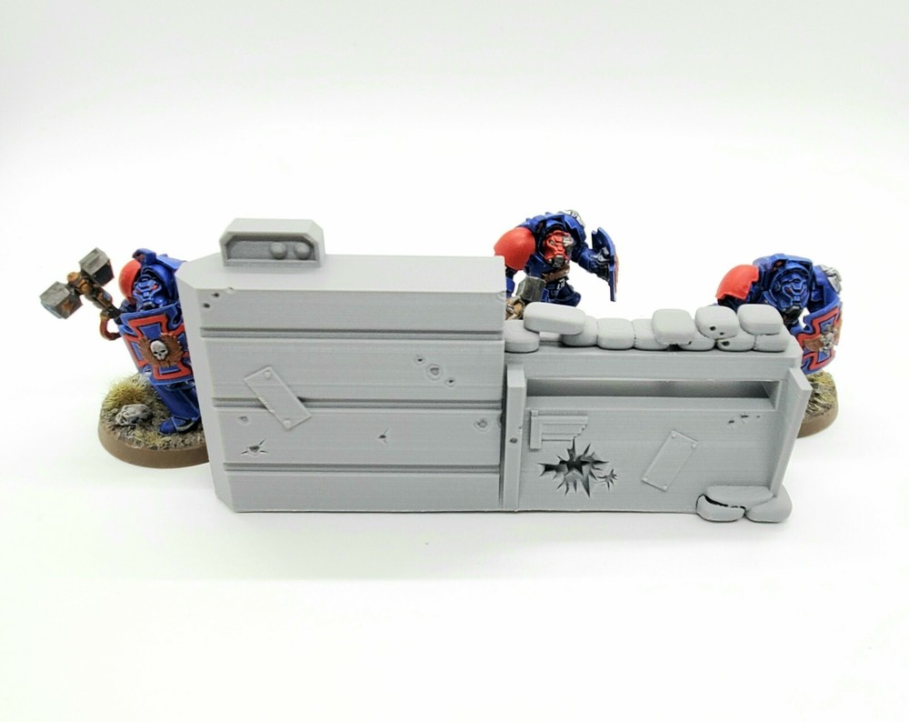 3d Printed Infantry Post Terrain for Tabletop Gaming