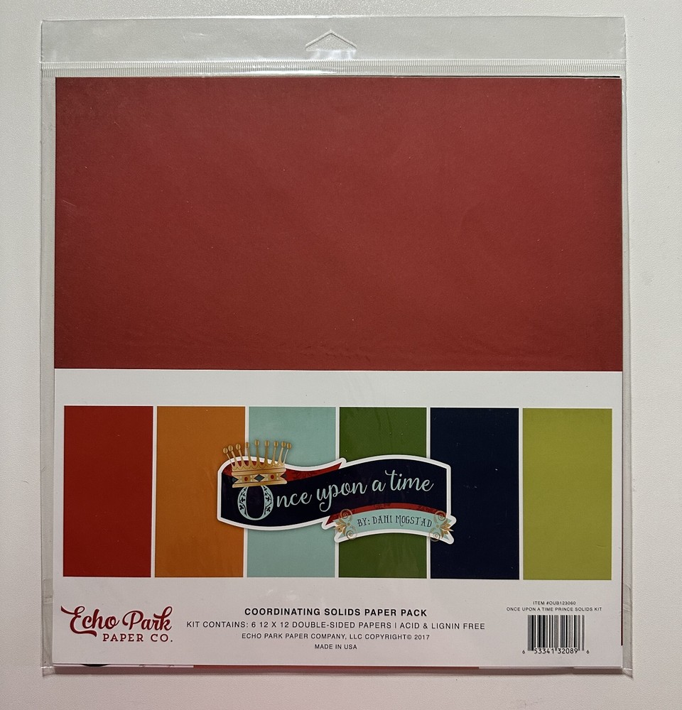 Echo Park 12 x 12 Paper Pack Multiple Variations Available-You Choose