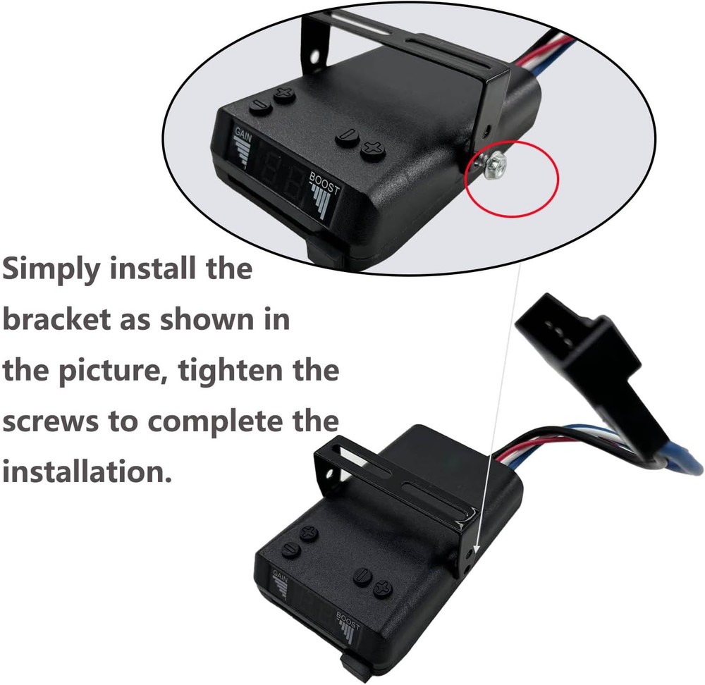 Proportional Trailer Brake Controller 8508211 with LED Digital Display Compatibl