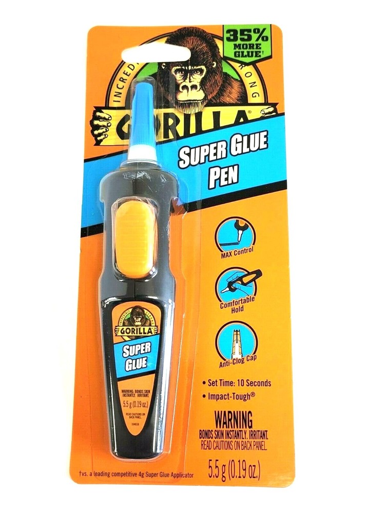 GORILLA SUPER GLUE PEN 5.5 GRAM - NEW!
