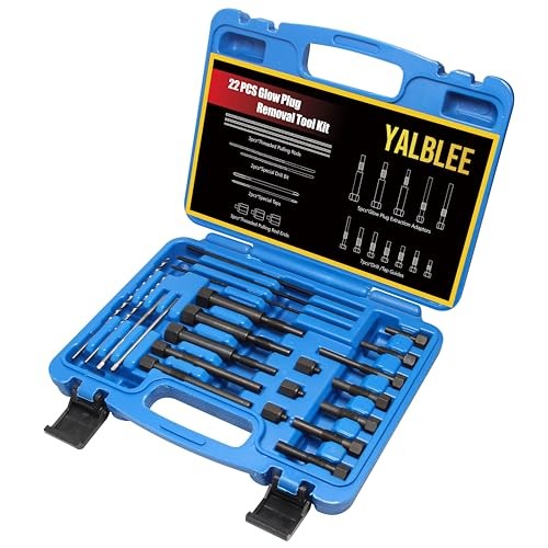 Glow Plug Removal Tool | 22-Piece High-Hardness Extraction Kit | M8 & M10